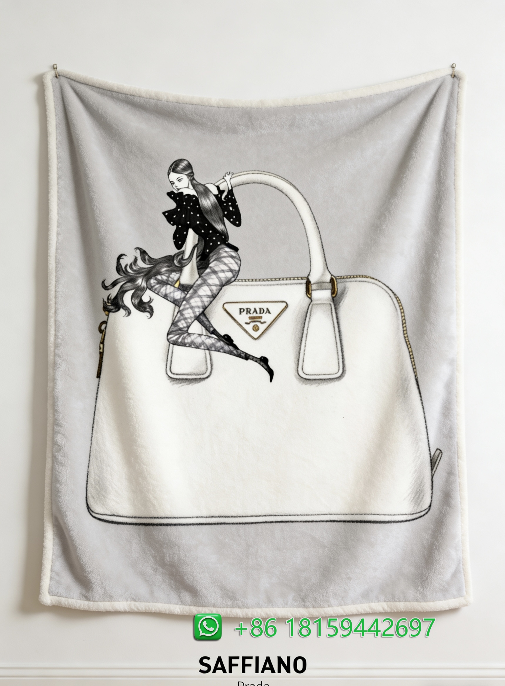 Prada Throw Blankets